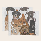 Dog Lover Dog Portrait  Placemat Gallery Image 1