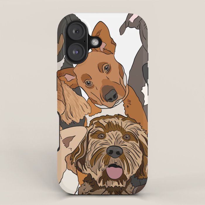 Dog Lover Dog Portrait  iPhone Case Gallery Image 1