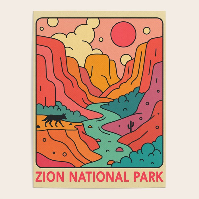 Zion National Park Poster Gallery Image 4