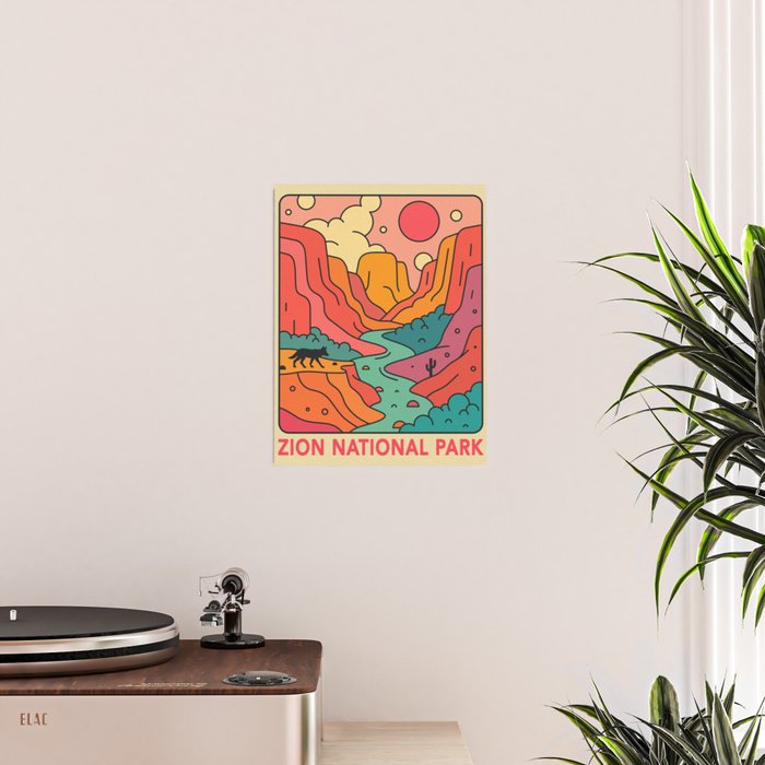 Zion National Park Poster Gallery Image 2