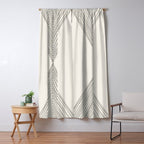 Minimalist Boho Triangles Window Curtain Gallery Image 5
