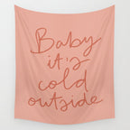 Baby It's Cold Outside Wall Tapestry Gallery Image 4
