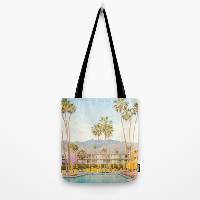 Palm Springs Motel Pool Tote Bag Gallery Image 2