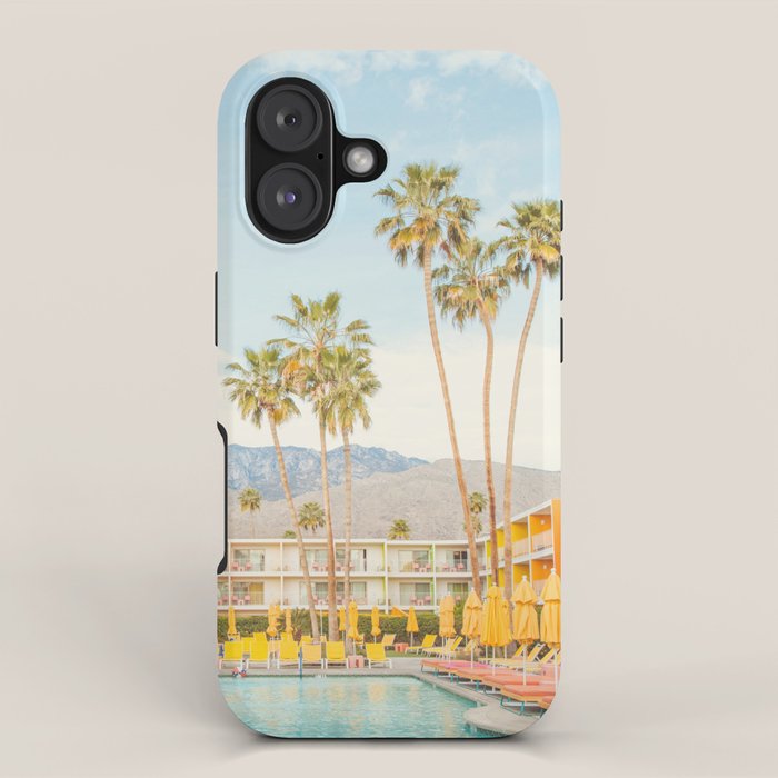 Palm Springs Motel Pool iPhone Case Gallery Image 1