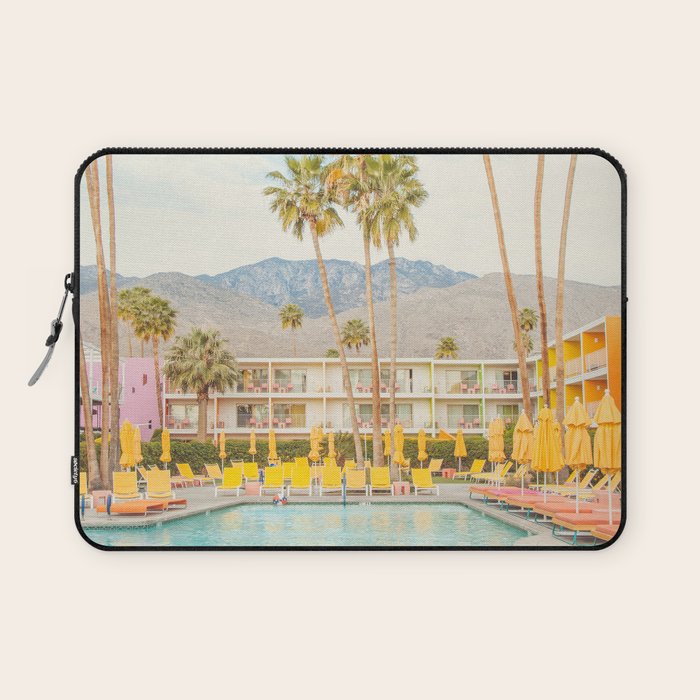 Palm Springs Motel Pool Laptop Sleeve Gallery Image 1