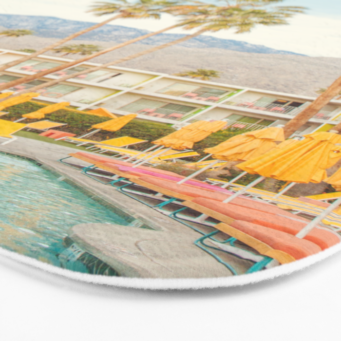 Palm Springs Motel Pool Bath Mat Gallery Image 3