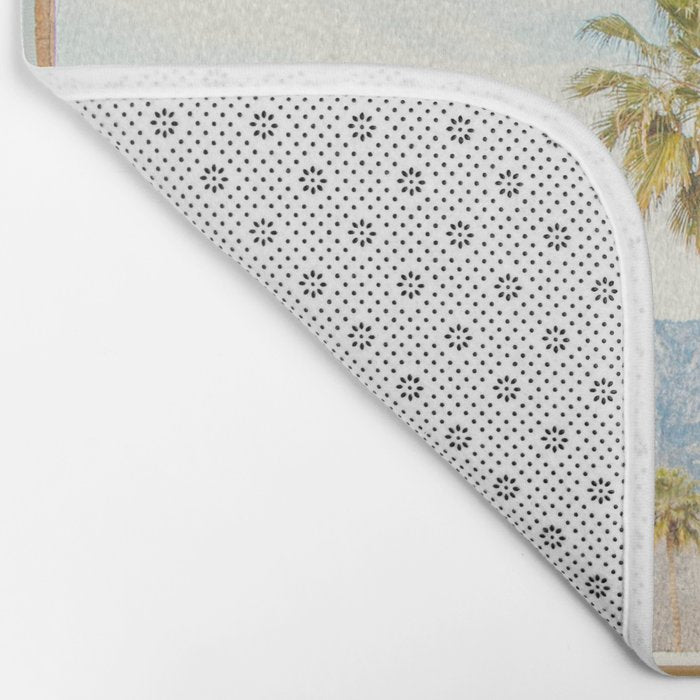 Palm Springs Motel Pool Bath Mat Gallery Image 2