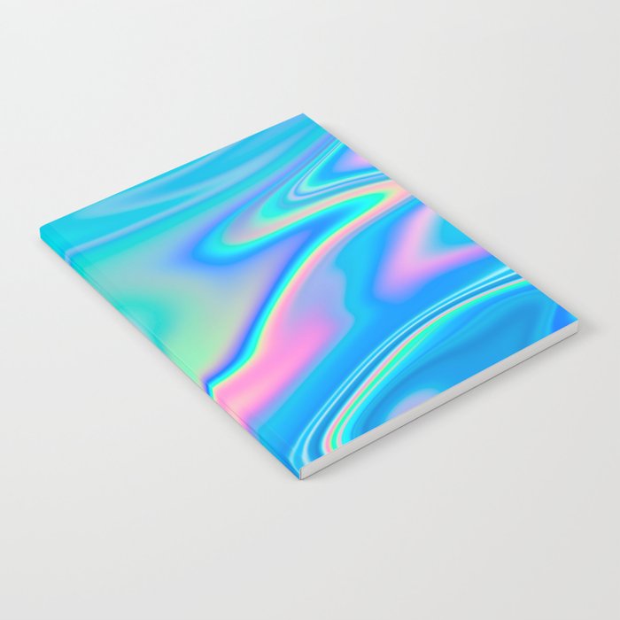 Holographic Iridescent Chill Vibes Notebook Gallery Image 2