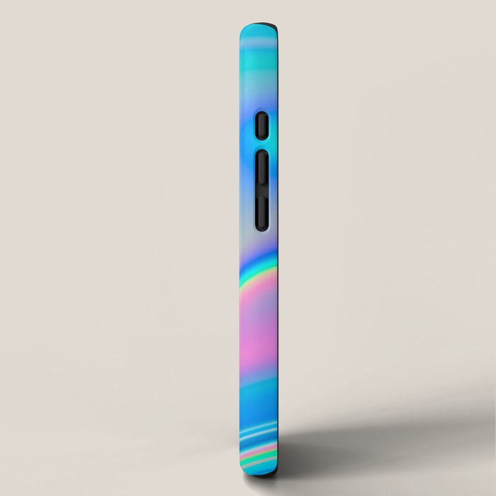 Holographic Iridescent Chill Vibes iPhone Case Gallery Image 2