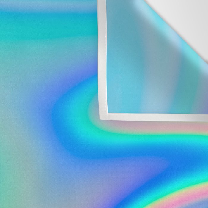 Holographic Iridescent Chill Vibes Wall Tapestry Gallery Image 3