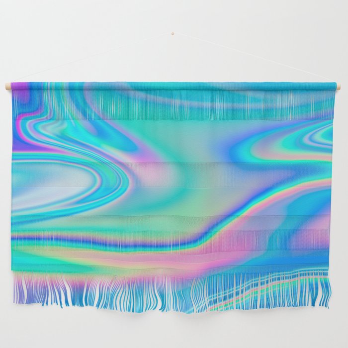 Holographic Iridescent Chill Vibes Wall Hanging Gallery Image 1
