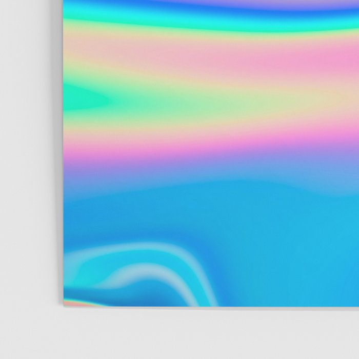 Holographic Iridescent Chill Vibes Poster Gallery Image 3