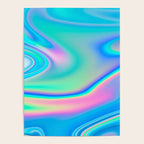 Holographic Iridescent Chill Vibes Poster Gallery Image 4