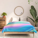 Holographic Iridescent Chill Vibes Comforter Gallery Image 3