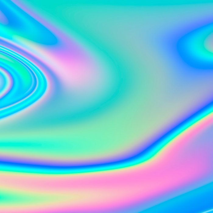Holographic Iridescent Chill Vibes Coffee Mug Gallery Image 2
