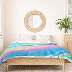 Holographic Iridescent Chill Vibes Duvet Cover Gallery Image 3