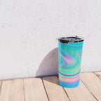 Holographic Iridescent Chill Vibes Travel Mug Gallery Image 4