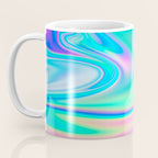 Holographic Iridescent Chill Vibes Coffee Mug Gallery Image 3