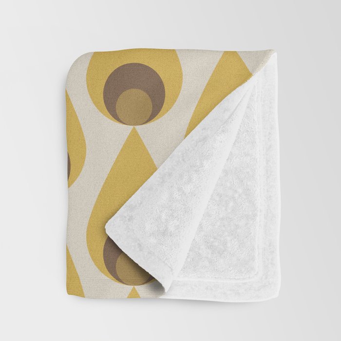 Retro Drops Throw Blanket Gallery Image 3