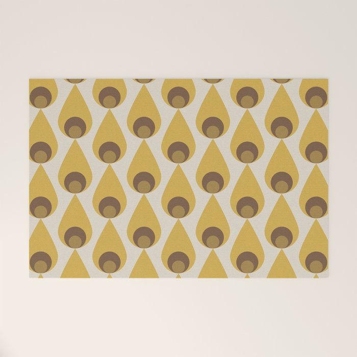 Retro Drops Welcome Mat Gallery Image 1
