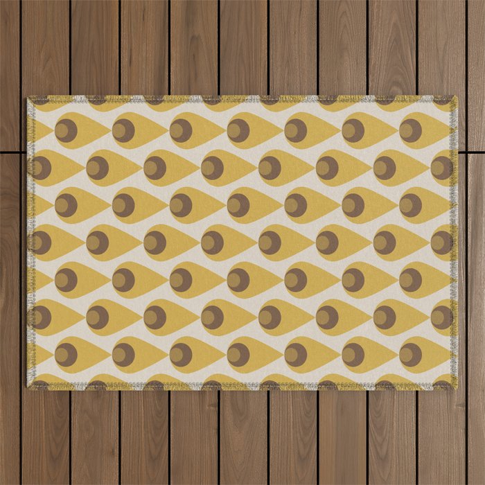 Retro Drops Outdoor Rug Gallery Image 1