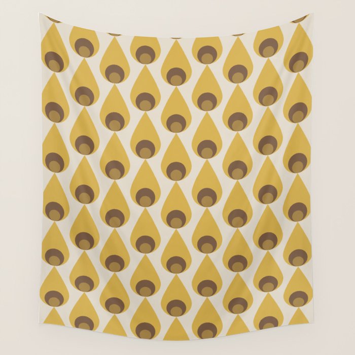 Retro Drops Wall Tapestry Gallery Image 4