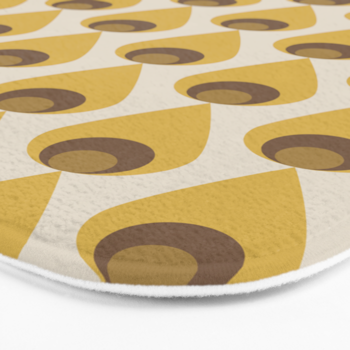 Retro Drops Bath Mat Gallery Image 3