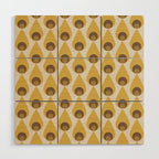 Retro Drops Wood Wall Art Gallery Image 1