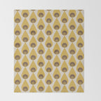 Retro Drops Throw Blanket Gallery Image 2