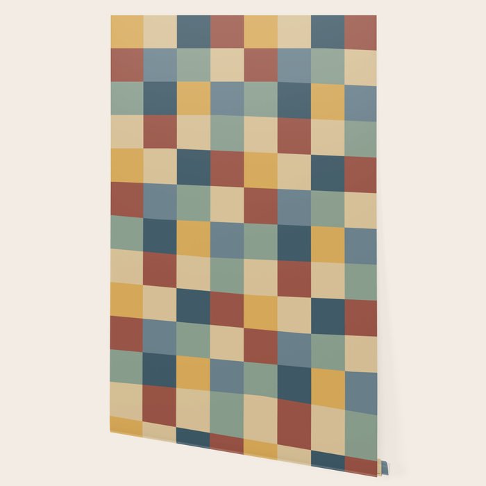 Bold Colorful Checks Pattern - Large IX Wallpaper Gallery Image 2