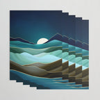 Moonlit Vista Wrapping Paper Gallery Image 3
