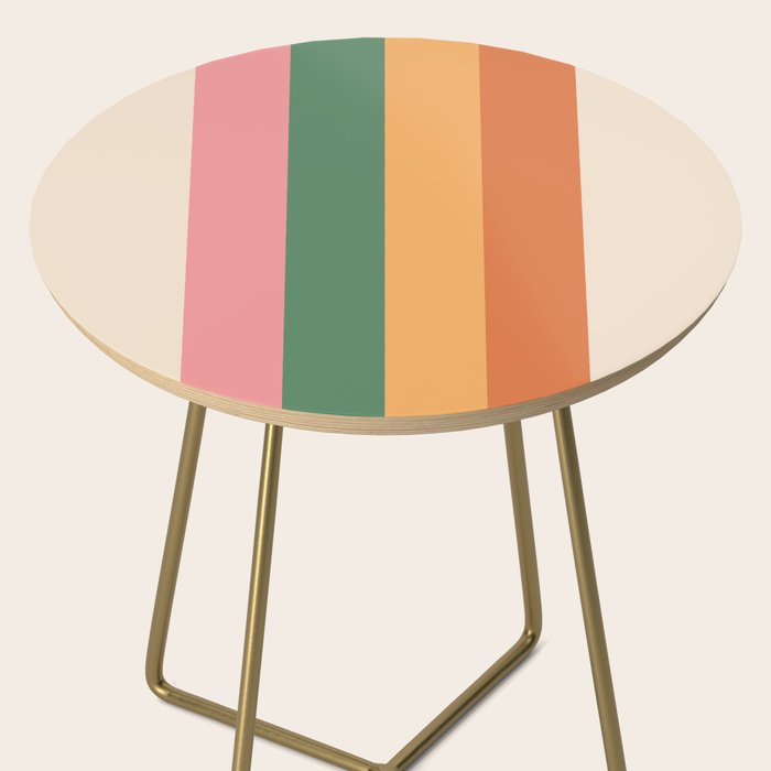 Retro Color Lines - 1-1 Side Table Gallery Image 2