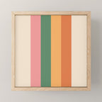 Retro Color Lines - 1-1 Mini Art Print Gallery Image 1