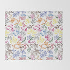 Picasso Dancing Flowers Throw Blanket Gallery Image 2