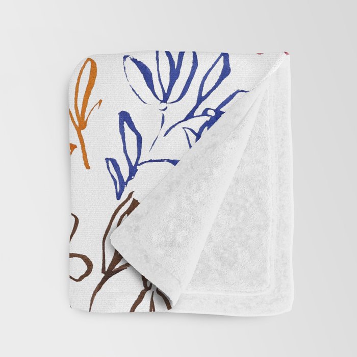 Picasso Dancing Flowers Throw Blanket Gallery Image 3