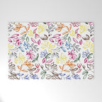 Picasso Dancing Flowers Welcome Mat Gallery Image 1
