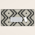 NATIVE NATURAL BLACK Desk Mat Gallery Image 1