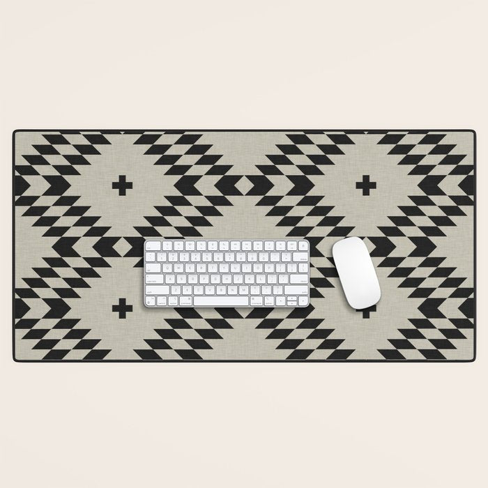 NATIVE NATURAL BLACK Desk Mat Gallery Image 1