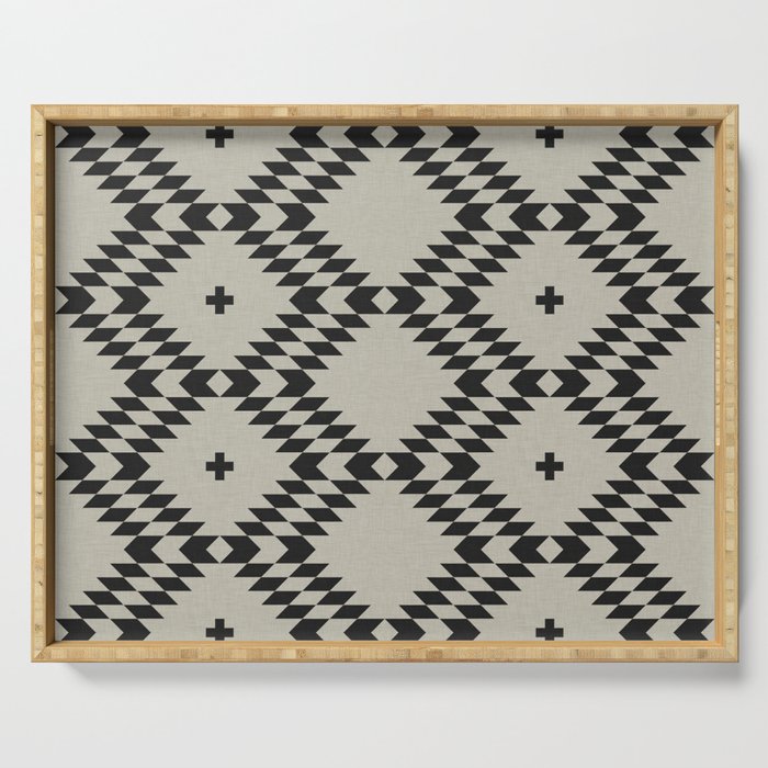 NATIVE NATURAL BLACK Serving Tray Gallery Image 1