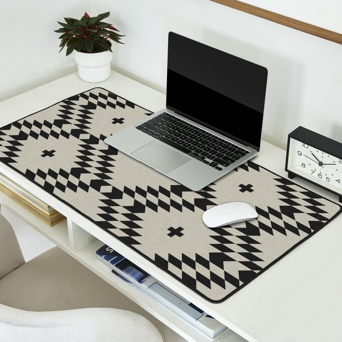 NATIVE NATURAL BLACK Desk Mat Gallery Image 2