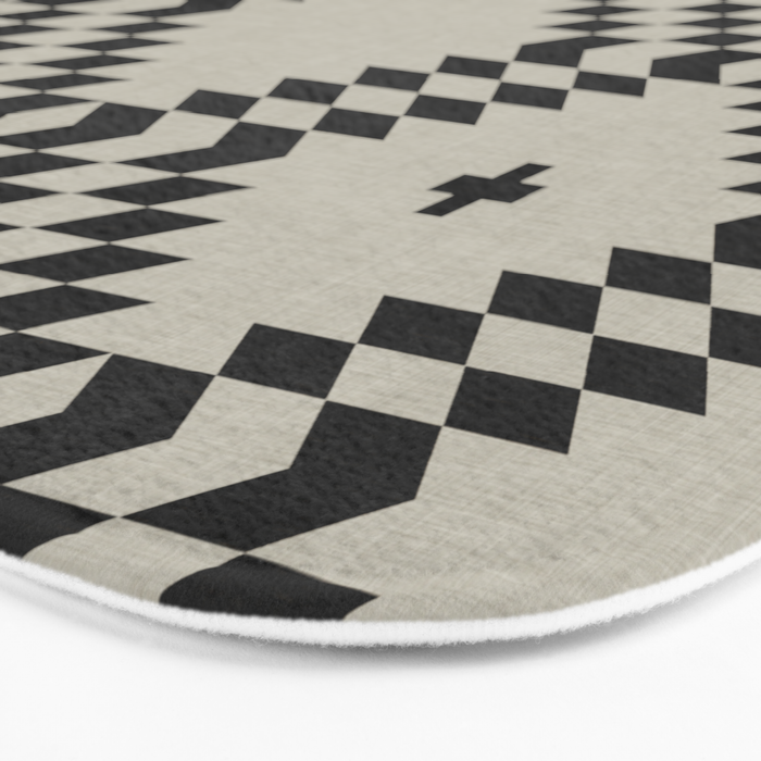 NATIVE NATURAL BLACK Bath Mat Gallery Image 3