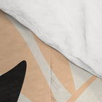 Still Life with Vase and Tropical Leaves Comforter Gallery Image 4