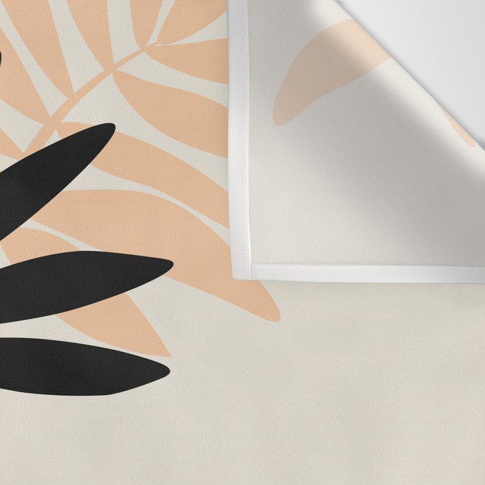 Still Life with Vase and Tropical Leaves Wall Tapestry Gallery Image 3