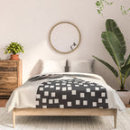 Still Life with Vase and Tropical Leaves Comforter Gallery Image 3
