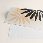 Still Life with Vase and Tropical Leaves Wrapping Paper Gallery Image 2