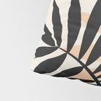 Still Life with Vase and Tropical Leaves Pillow Sham Gallery Image 4