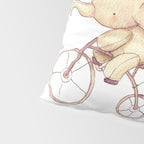 Elephant riding his bike Pillow Sham Gallery Image 4