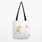 Elephant riding his bike Tote Bag Gallery Image 2