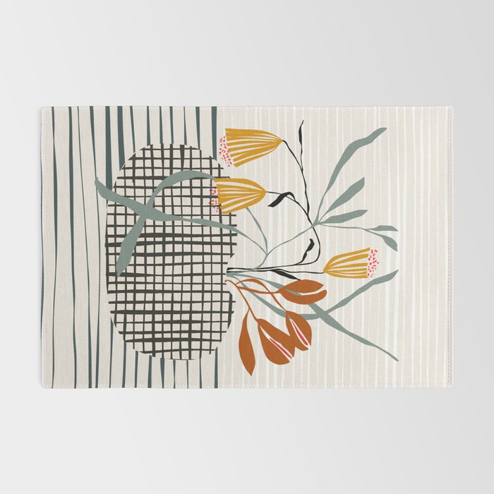 midcentury plant pot Rug Gallery Image 2