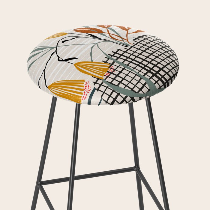 midcentury plant pot Stool Gallery Image 2